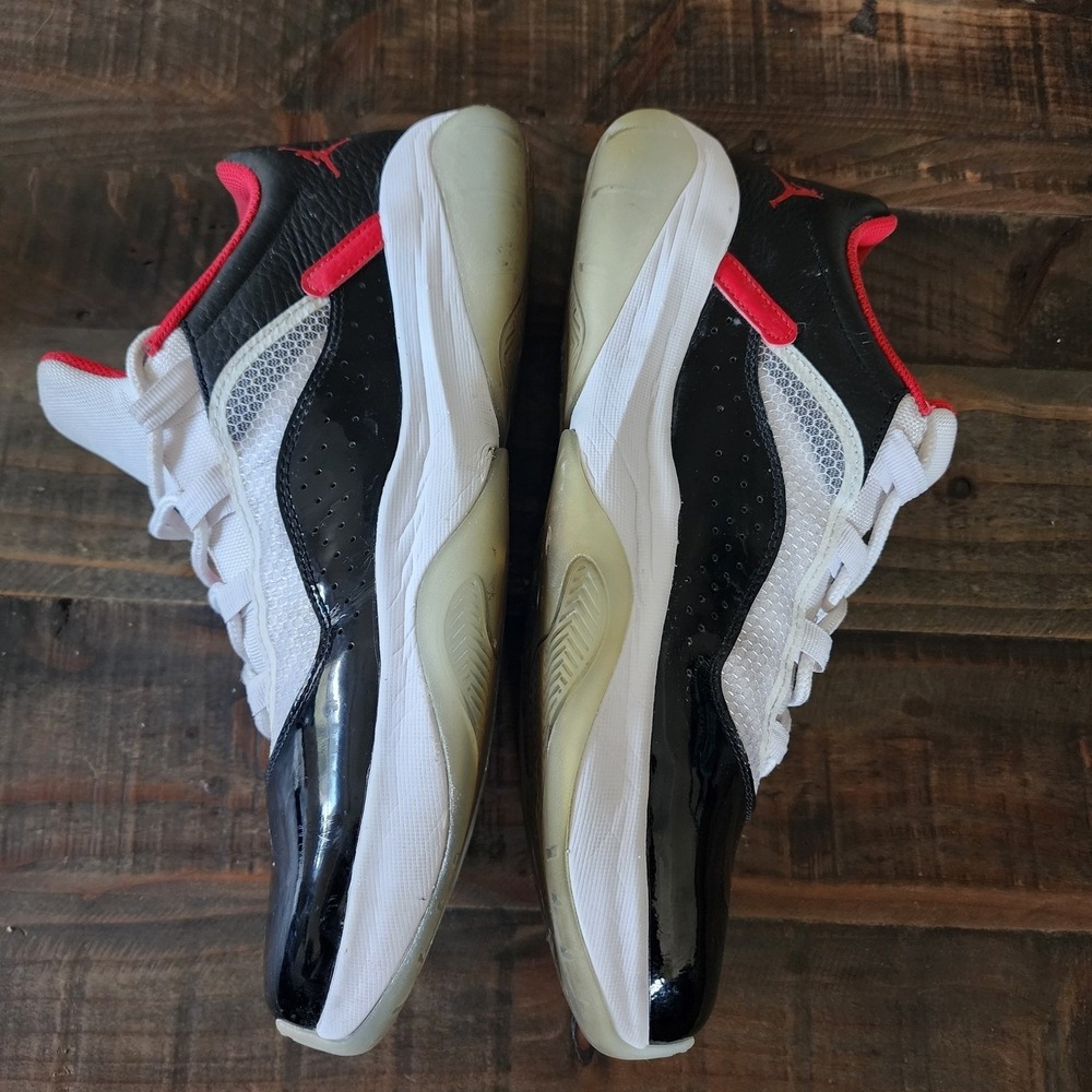 Nike Air Jordan 11 CMFT Low Bred Black White Red Mens Size 12, Streetwear Retro - Picture 4 of 9
